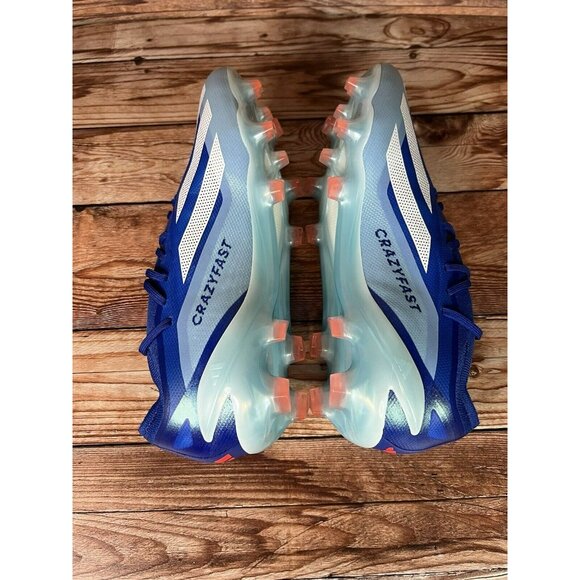 Adidas Men’s X Crazyfast.1 FG Soccer Size 7 Blue |GY7416| New main image 4